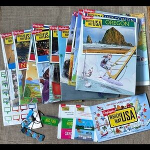 Highlights Which Way USA Magazine Set Plus Extras Homeschooling Education AS IS